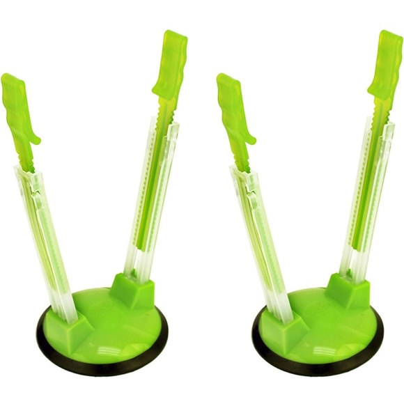 2pk Adjustable Zip loc Bag Holder - Picture 2 of 3